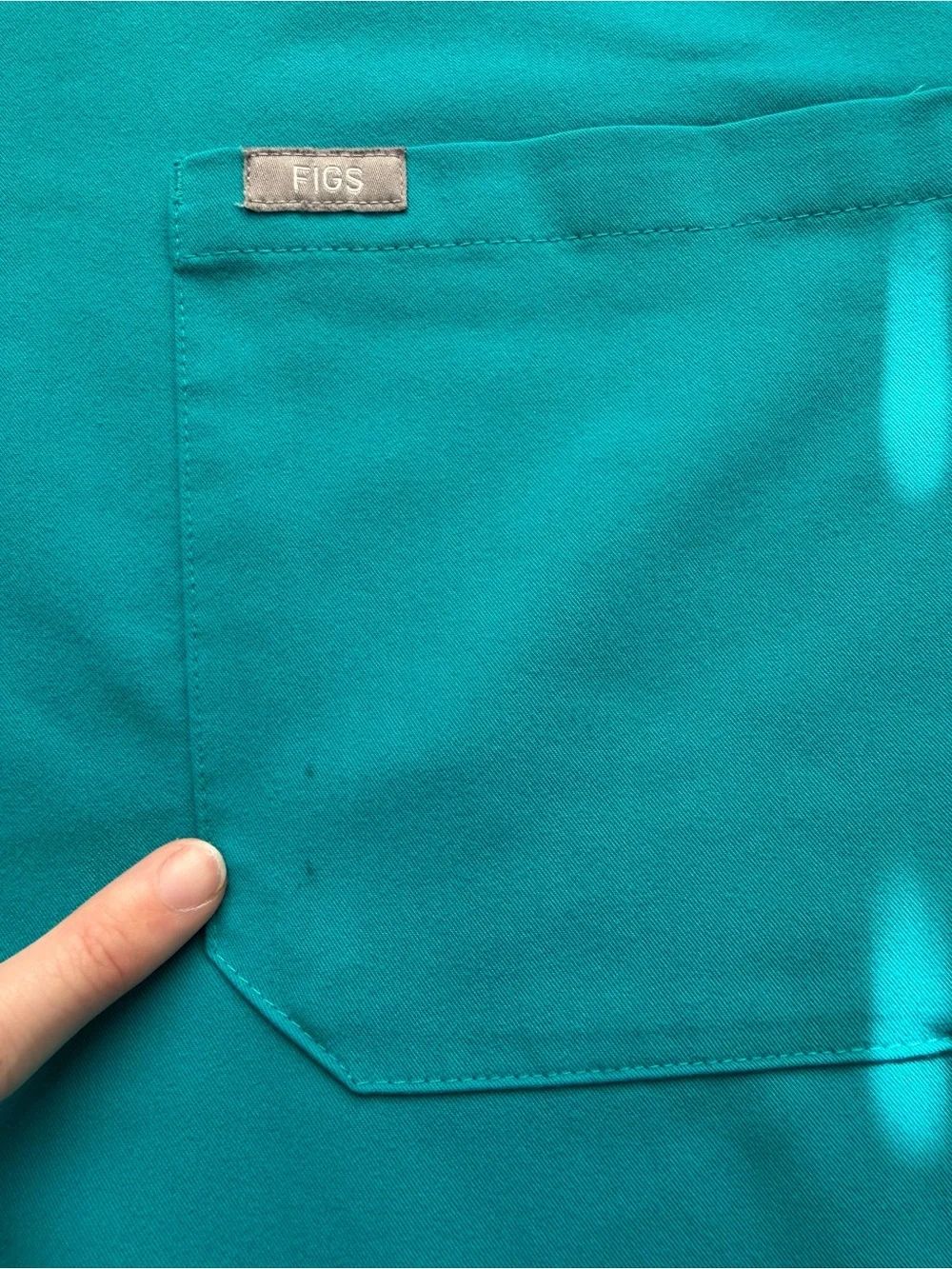 FIGS Men's Teal Scrub Pants & Top Set